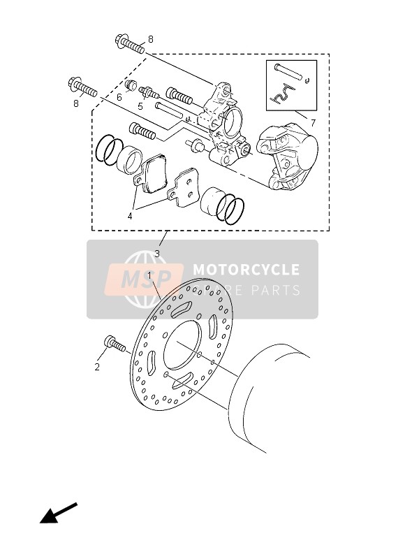 Rear Brake Caliper